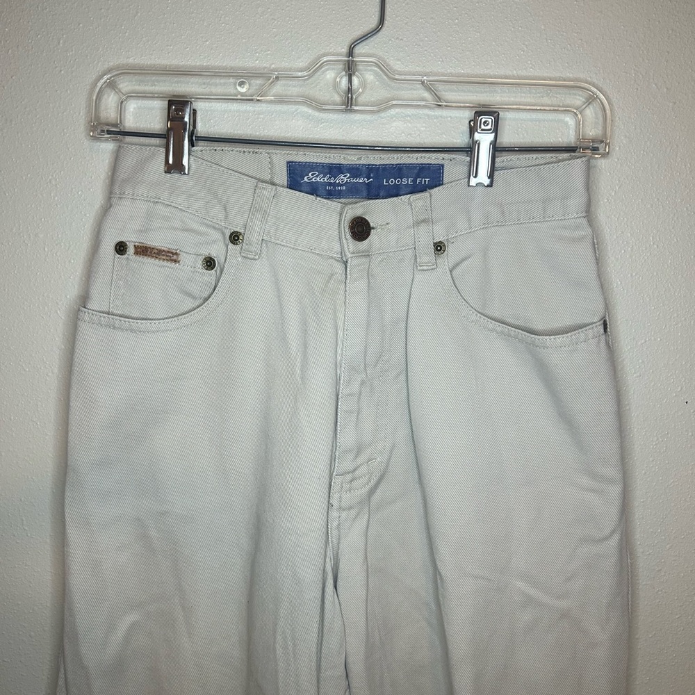 Eddie Bauer Women's Straight Leg Jeans - Light Gray